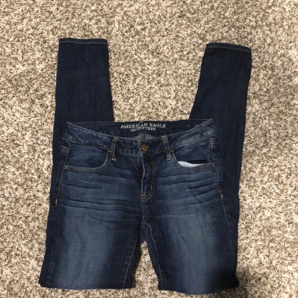 Dark AEO Skinny Jeans